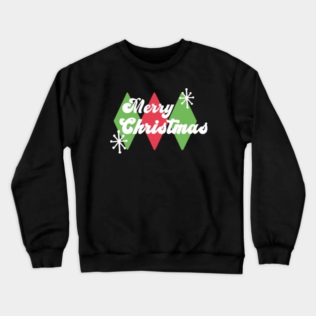 Vintage Merry Christmas Crewneck Sweatshirt by CatGirl101